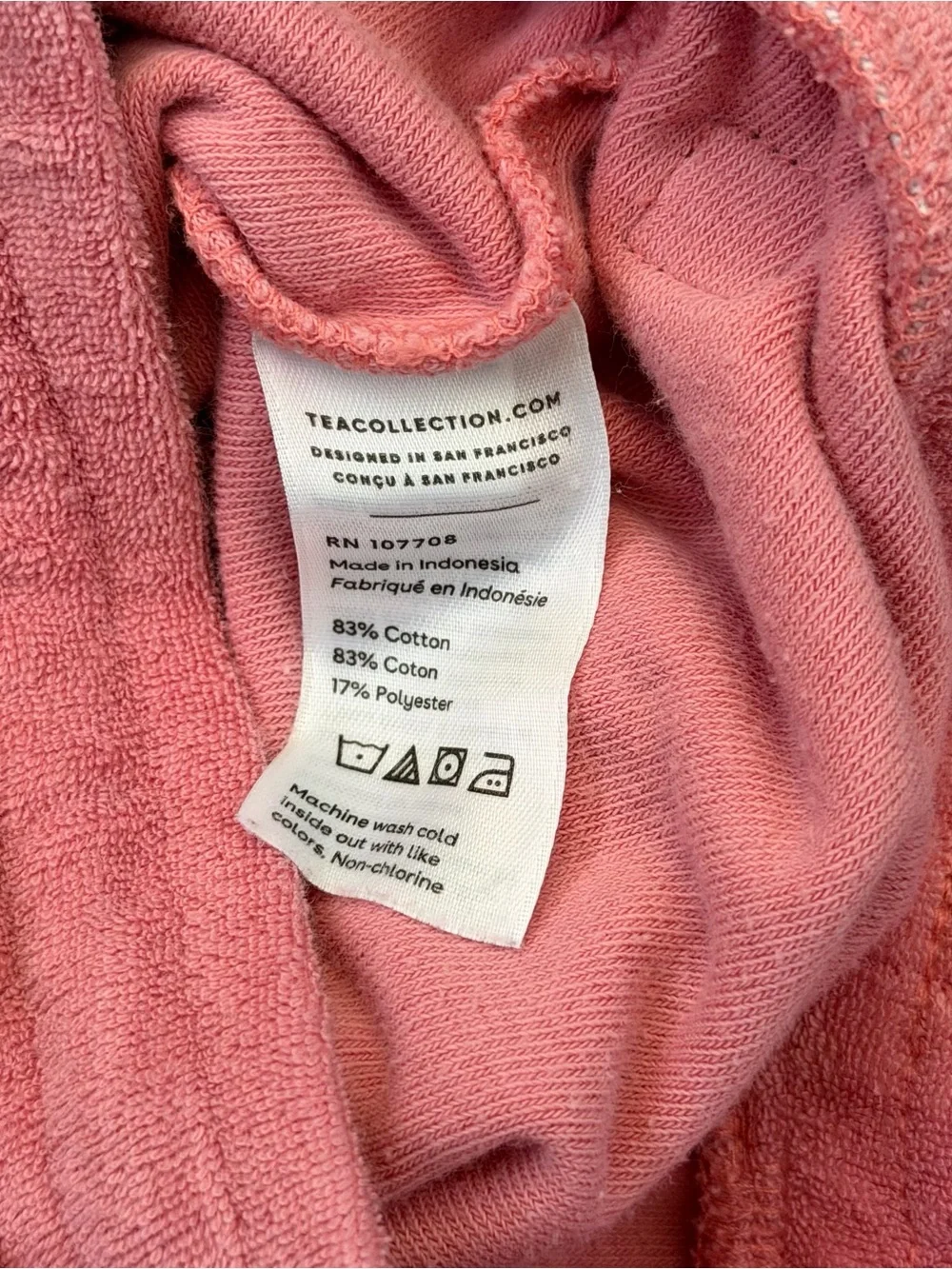 Tea Collection Toddler Pink Terry Cloth Sporty Shorts Size 2